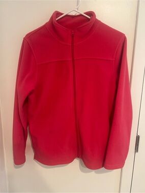 Bass Pro Shops Youth Red Full-Zip  Fleece Jacket